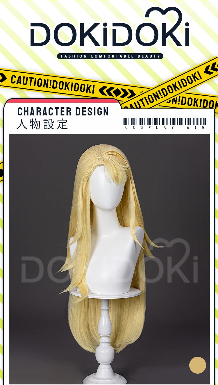 IN STOCK Marcille Donato Wig Anime Delicious in Dungeon Cosplay Wig DokiDoki Women Yellow Long Hair Heat Resistant Free Wig Cap