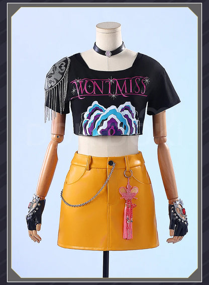 【Last Batch】IN STOCK Rumii Zoeyy Miraa Cosplay Costume【XS-3XL】DokiDoki-R Women Yellow Suit Rumii Miraa Costume Plus Size