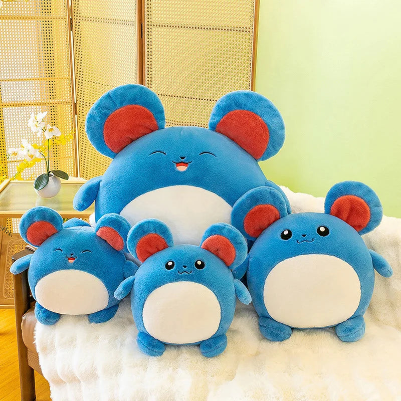 35/55/75cm Azumarill Pokemon Large Plush Toy Anime Doll Cute Giant Pokémon Cute Cartoon Stuffed Plushie Pillow Gift for Children