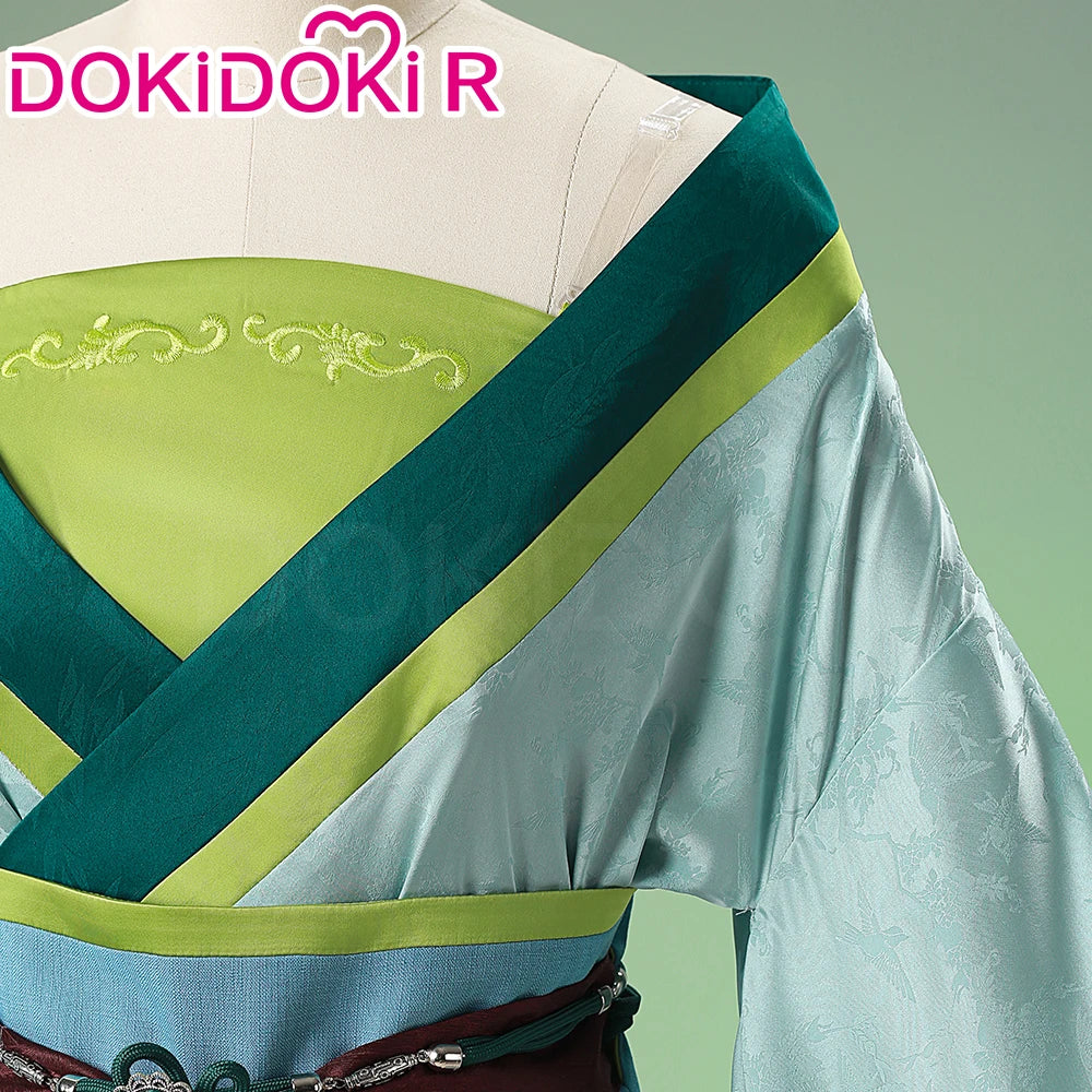 Maomao Cosplay Costume Anime The Apothecary Diaries DokiDoki-R Women Green Dress Mao Mao Xidu Banquets Cosplay Halloween