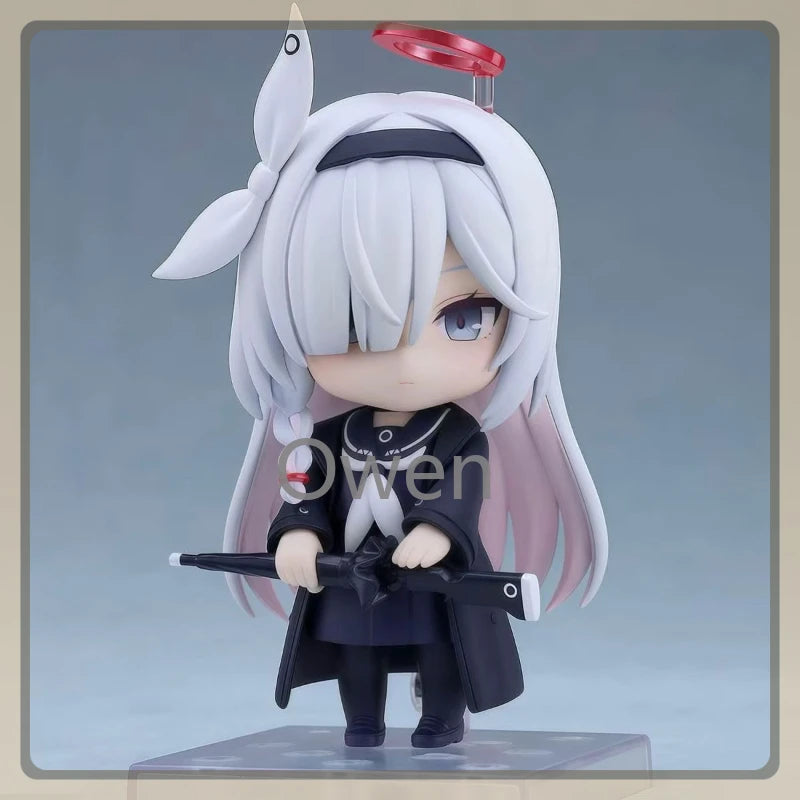 Anime A.R.O.N.A Prana Figurine Blue Archive 10cm Cute Girl Figures Multiple Accessories PVC Model Collection Toys Birthday Gifts