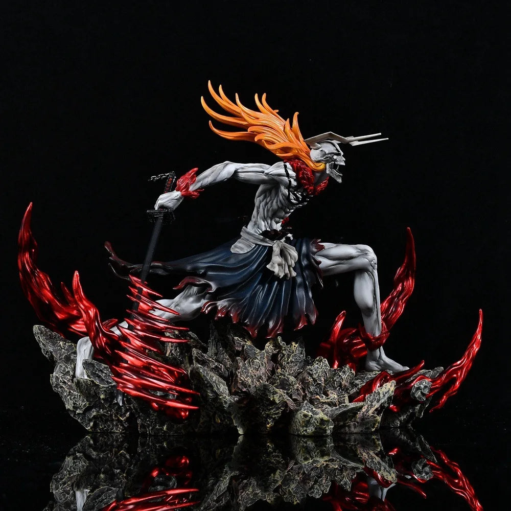 New Bleach Figure Kurosaki Ichigo Anime Figures Action Statue Model Doll Collection Room Decoration Desk Toys Halloween Gifts
