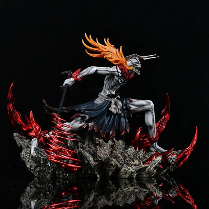 New Bleach Figure Kurosaki Ichigo Anime Figures Action Statue Model Doll Collection Room Decoration Desk Toys Halloween Gifts