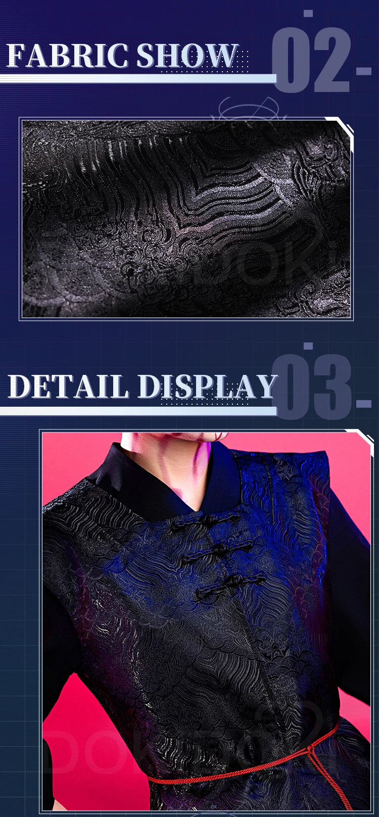 【Last Batch】IN STOCK Jinuu Cosplay Costume 【S-3XL】DokiDoki-R Jinuu Babyy Mysteryy Romancee Men Black Robes Hat Plus Size