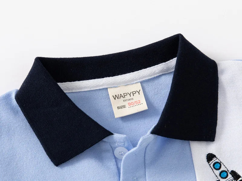 Children Clothes Summer Cotton Polo Shirts Short Sleeve Dinosaur Toddler Boy Polos T Shirt Baby Newborn 3 to 6 9 12 18 24 Months