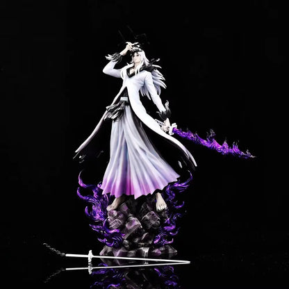 New Anime Bleach Figurine Kurosaki Ichigo Ulquiorra Cifer Action Figures Hollowfication Collection Statue Model Birthday Gifts