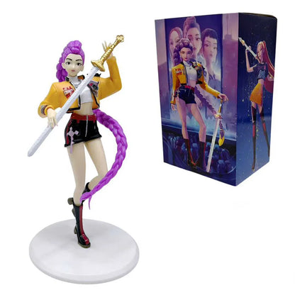 IN STOCK! Witch Hunter Girl Kpop Group Anime Merch - Rumi, Zoe & Mila Collectible Figurines | Desktop Decoration & Fan Gift