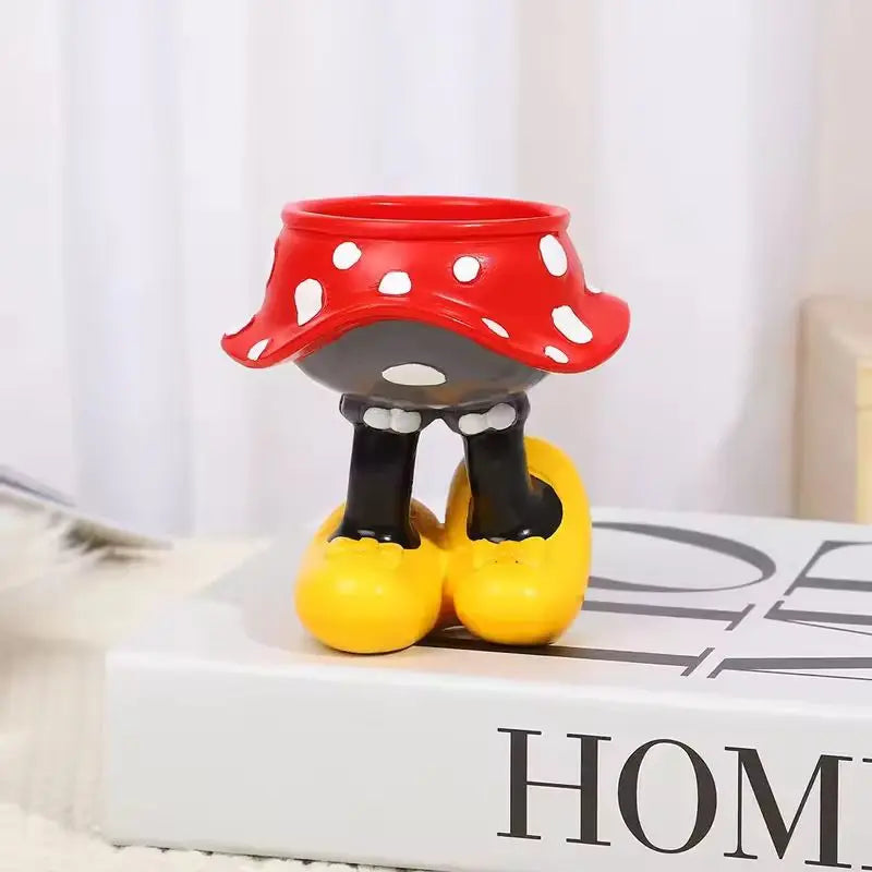 Disney Mickey Minnie Flower Pots Cartoon Mini Creative Resin Plant Pot Succulents Plants Bonsai Pots Home Decoration Gift