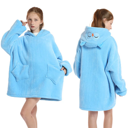 Funny Cartoon Children's Pajamas Girls Winter Clothes Plush Dinosaur Cat Bear Unicorn Pink Blue Toddler Boy Pijama Kids Clothing