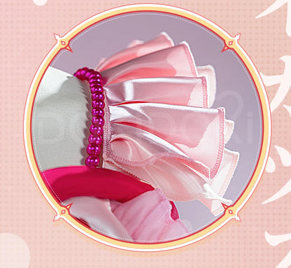Nanami Ruchia Cosplay Costume Anime Mermaid Melody Pichi Pichi Pitch DokiDoki-R Women Cute Pink Costume Halloween