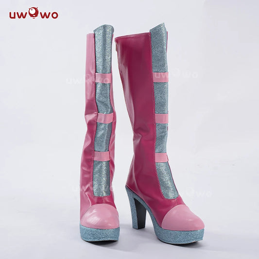 UWOWO Flora Shoes Anime Flora S4 Fairy Club Transformation Cosplay Shoes