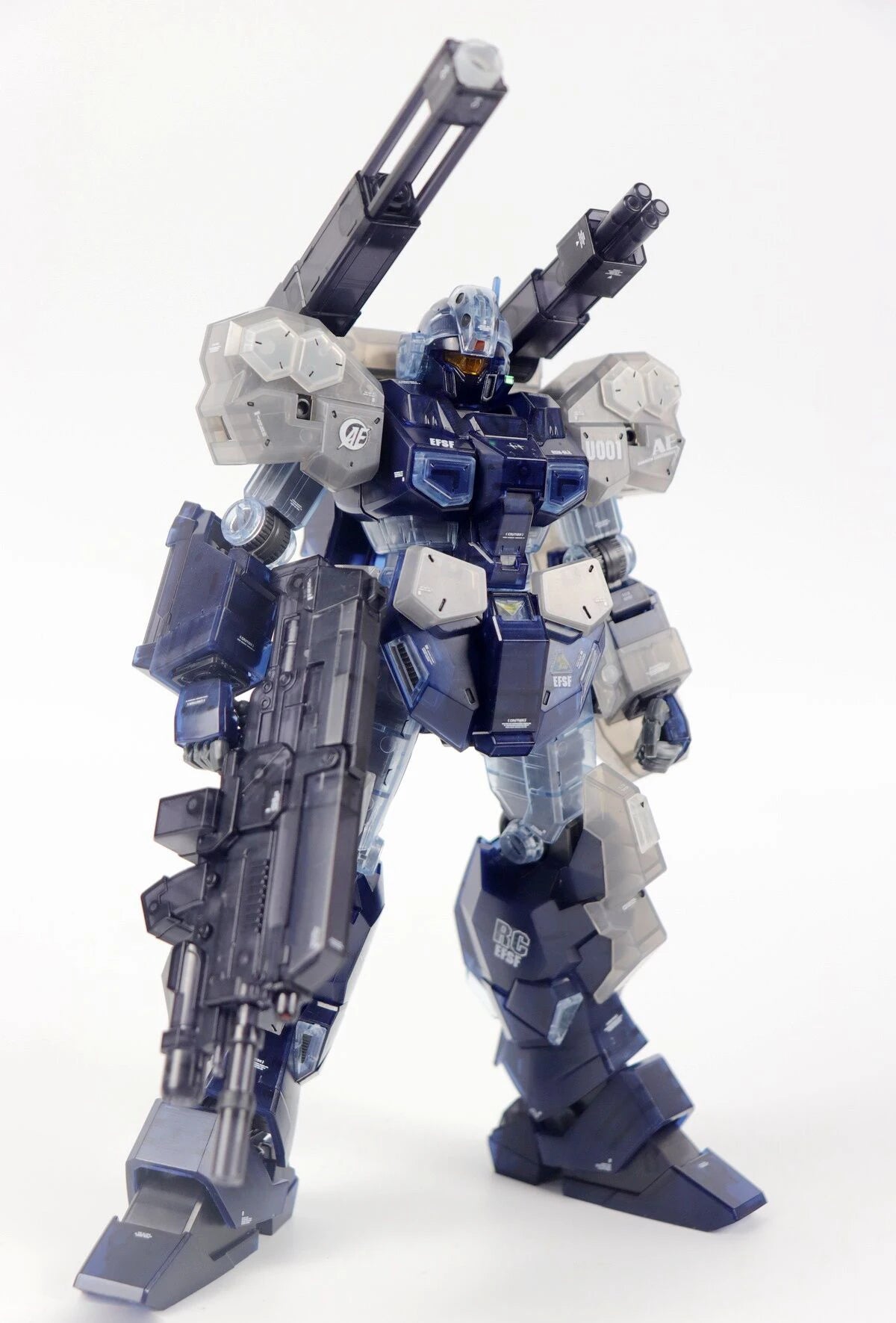Daban 6641A MG Clear Color Transparent Armor Model Kit 1/100 ABS