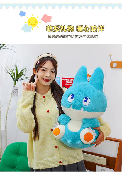 45/60/80cm Big Size Pokemon Snow Lax Anime Plush Stuffed Doll Room Decoration Plushies Kawaii Pillow Ornaments Children's Gifts