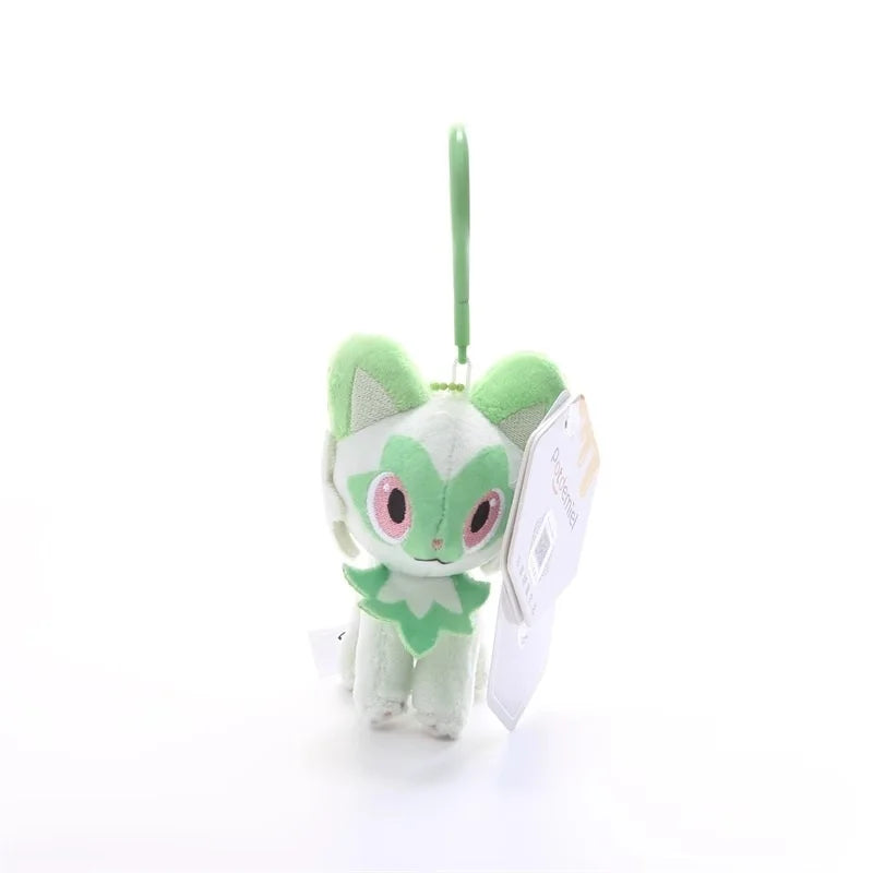 Genuine Pokemon Sprigatito Love Serie Kawaii Plush Stuffed Toy Keychain Backpack Pendant Keyring Doll Birthday Gifts For Kid Boy