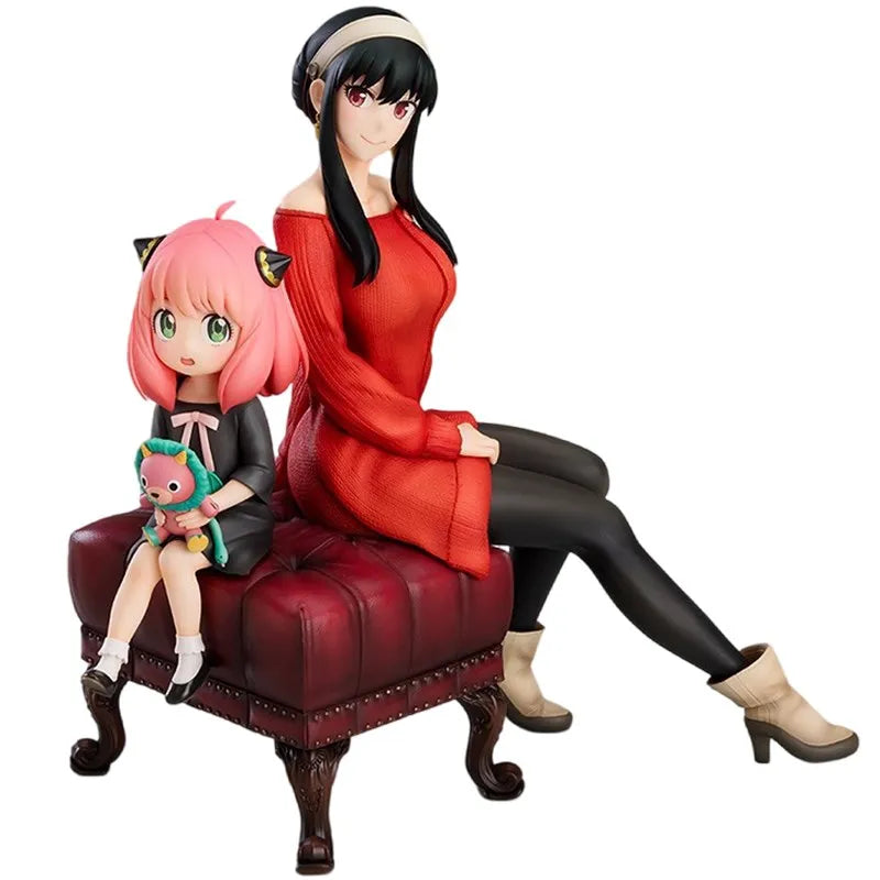 Anime Figure SPY×FAMILY Anya Alstreim Yor Forger Action Figure PVC Table Decoration Figure Model Toy Gift For Children 15CM
