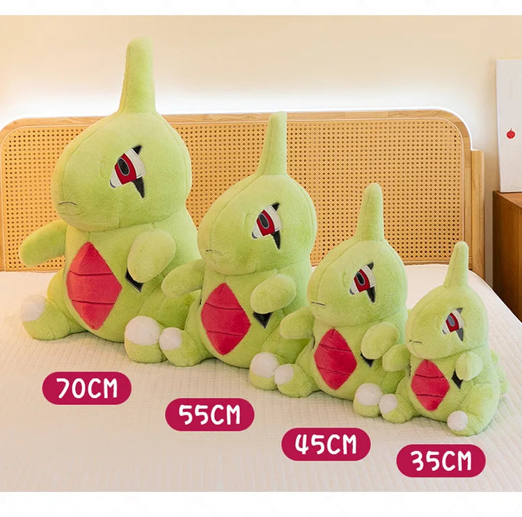 35/70cm Larvitar Pokemon Plush Toys Large Anime Doll Cute Pillow Giant Pokémon Plushie Tyranitar Stuffed Gift for Kids Christmas