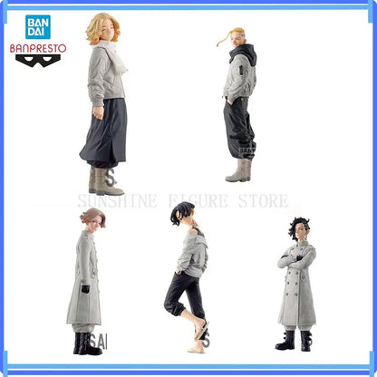 Bandai In Stock Banpresto Tokyo Revengers Draken Manjiro Sano Anime Model Figures Ornaments Collectibles Boxed Toys Gift Genuine