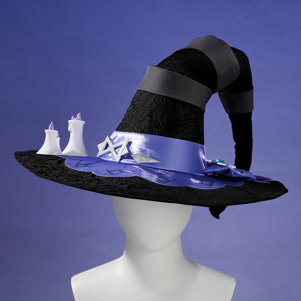 Genshin Impact Wonderland Manekina Cosplay Costume Candlelit Revelry Dress Hat Halloween Party for Women Girls Role Play Outfit