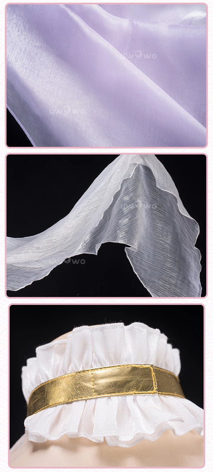 IN STOCK UWOWO Elysia Cosplay Game Honkai Impact 3: Elysia Gown Fanart Cosplay Costume Halloween Costume