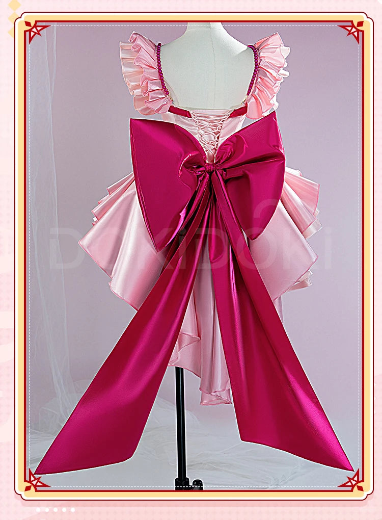 Nanami Ruchia Cosplay Costume Anime Mermaid Melody Pichi Pichi Pitch DokiDoki-R Women Cute Pink Costume Halloween