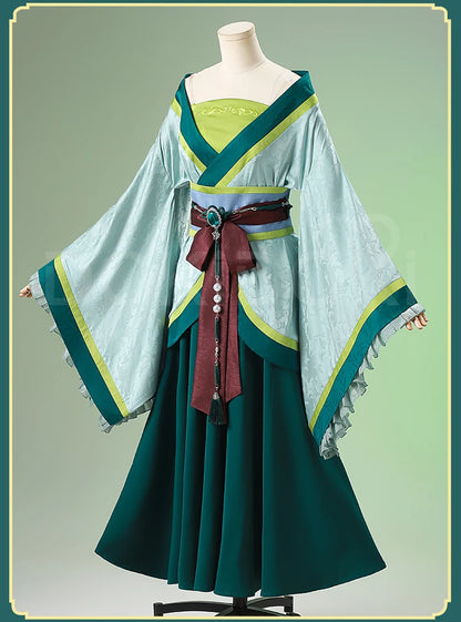 Maomao Cosplay Costume Anime The Apothecary Diaries DokiDoki-R Women Green Dress Mao Mao Xidu Banquets Cosplay Halloween