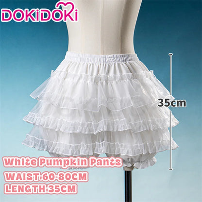 IN STOCK Underskirt Petticoats Bustle Cosplay Props DokiDoki Halloween Skirt Dress Petticoats Long Short White Black Bustle