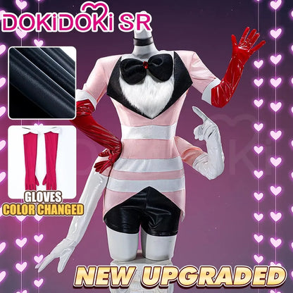 IN STOCK Angel Cosplay Costume Anime Cosplay【S-3XL】DokiDoki-SR Women Pink Uniform Angel Demon Cosplay Wig Plus Size Halloween