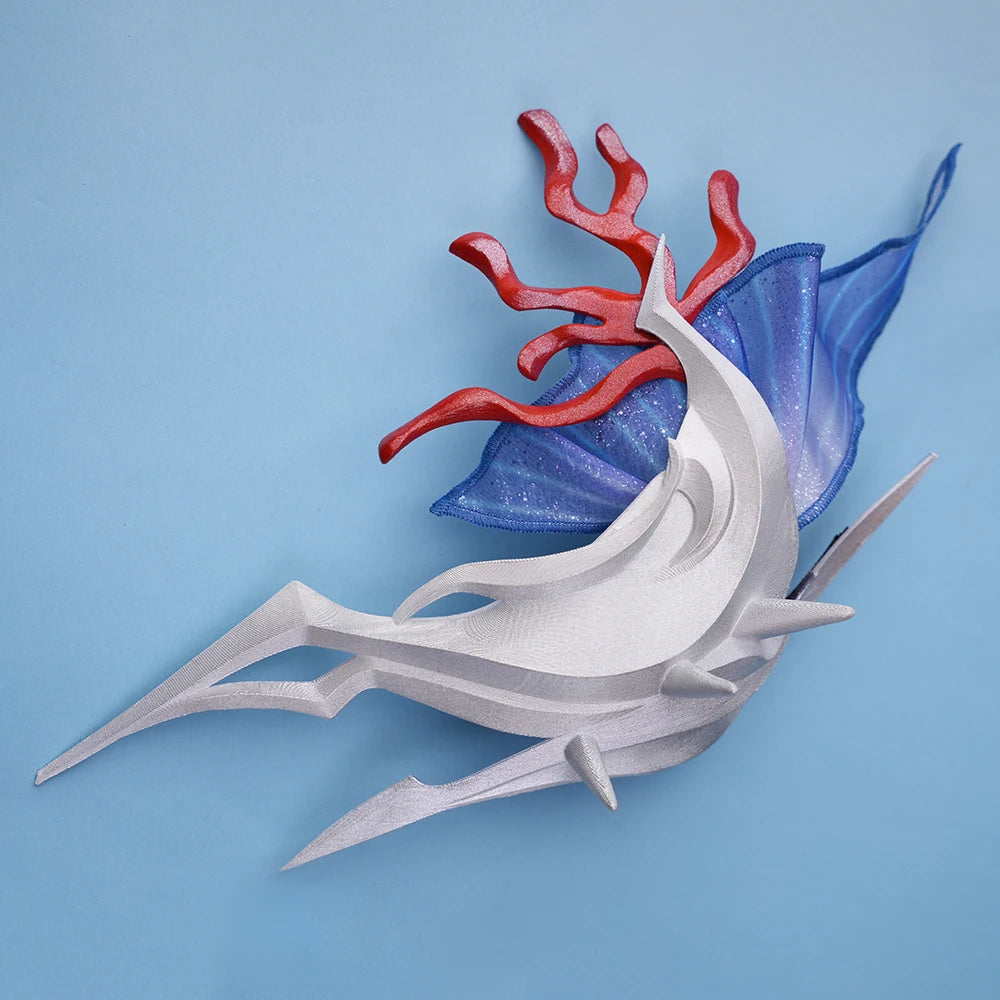 Honkai Star Rail Hysilens Cosplay Costume Wig Dress Headwear Amphoreus Festival Halloween Party for Women Girls Cos Props iCoser