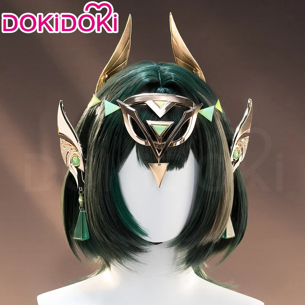 IN STOCK Nefer Headwear Cosplay Accessories Game Genshin Impact DokiDoki Metal Headdress Song of the Welkin Moon Nefer Headwear