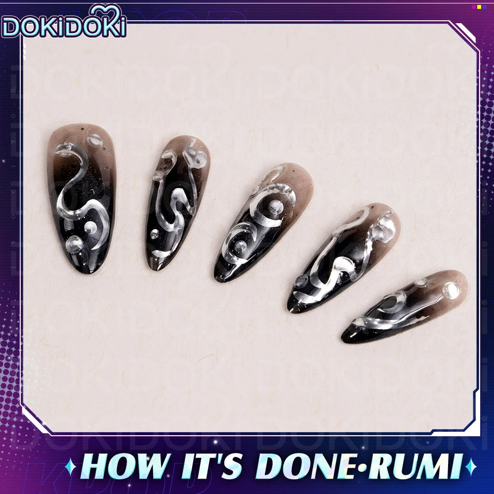 IN STOCK Rumii Zoeyy Miraa Front Lace Wig DokiDoki Women Wig 120cm Long Hair Rumii Cosplay Nails Zoeyy Hat Free Wig Cap