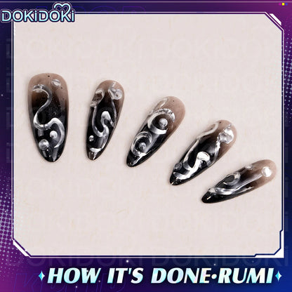 IN STOCK Rumii Zoeyy Miraa Front Lace Wig DokiDoki Women Wig 120cm Long Hair Rumii Cosplay Nails Zoeyy Hat Free Wig Cap