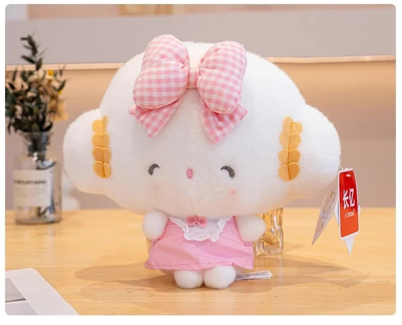 Genuine Sanrio New Kawaii Cute Cogimyun Kogimyun Plush Keychain Stuffed Plush Toy Small Pendant Keyring Birthday Gifts For Girls