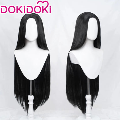 IN STOCK Wednesdayy Agnes Enidd Morticiaa Wig Anime DokiDoki Women Halloween Cosplay Long Hair High Heat Resistant Free Wig Cap