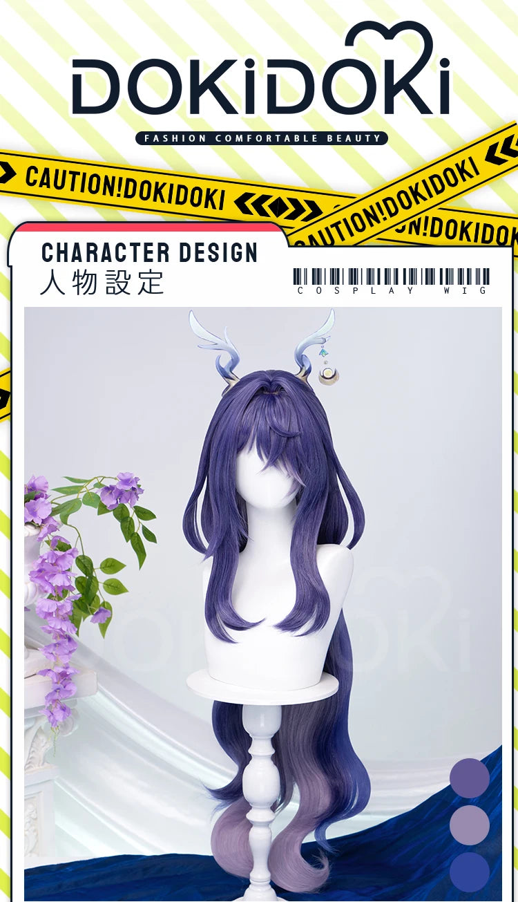 IN STOCK Lauma Aino Sandrone Wig Game Genshin Impact Cosplay Wig DokiDoki Nod-Krai Women Long Hair Free Wig Cap Halloween
