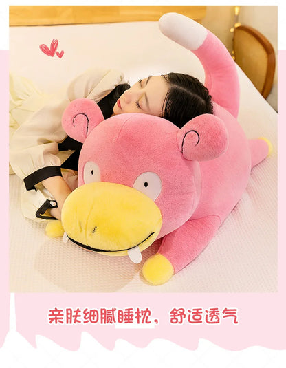 45/60/80CM Big Size Pokemon Slowpoke Plushies Cartoon Anime Plush Soft Doll Pillow Kawaii Stuffed Plushie Give Gift To Children