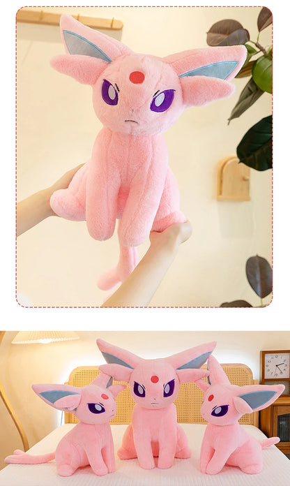 40/70cm Espeon Pokemon Plush Toys Large Anime Doll Pillow Cartoon Giant Pokémon Eifie Plushie Stuffed Gift for Kids Christmas