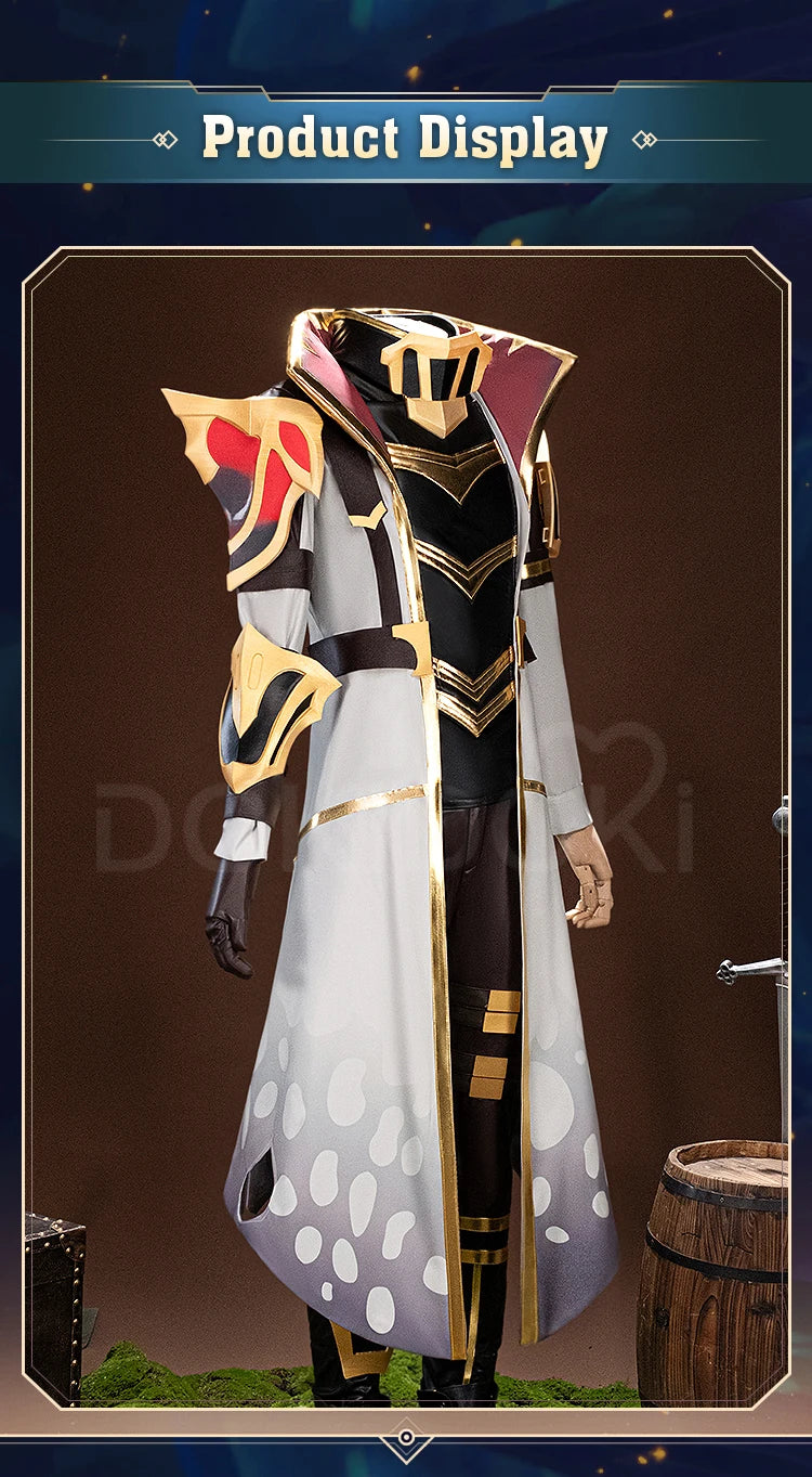 Jaycee Cosplay Costume Game Cosplay【XS-3XL】DokiDoki-R Men Uniform Suit Costume Jaycee Cosplay Plus Size