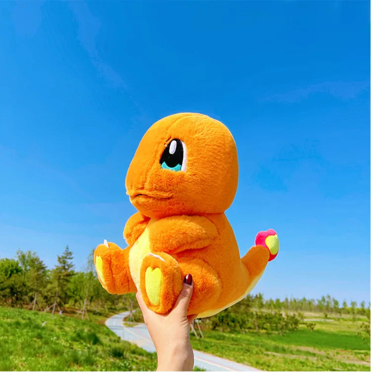 35-60CM Big Size Pokemon Charmander Plushies Squirtle Cartoon Anime Peluche Ornament Comfortable Soft Doll Children Toy Gift