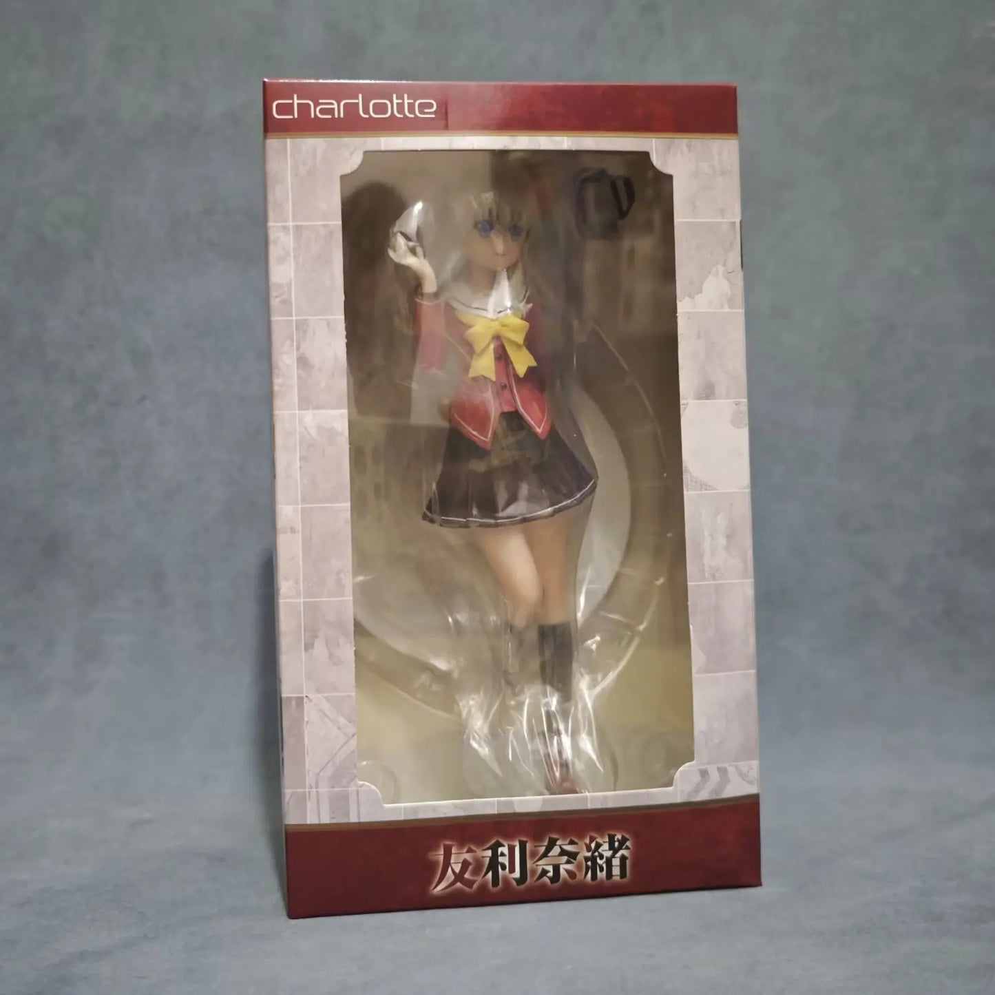 Charlotte Tomori Nao PVC Action Figure School Uniform Cute Girl Statue Model Anime Peripheral Desk Decor Gift Collectible Toy