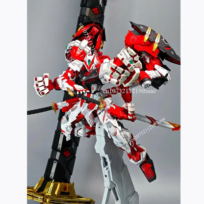 DABAN 8814 Astray Red Frame MG 1/100 MB MBF-P02 Orangutan Arm With Sword Hilt Assembly Model Kit Action Figure Model Toy Robot