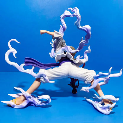 New One Piece Luffy Anime Figure Nika Luffy Jt Gear Second Action Figurine Straw Hat Statue 2 Colors Pvc Model Collect Toy Gifts