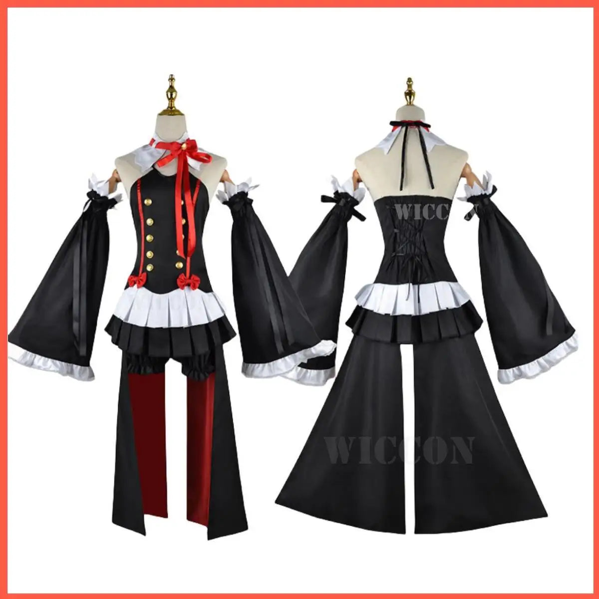 Seraph Of The End Krul Tepes Cosplay Costume Set Polyester