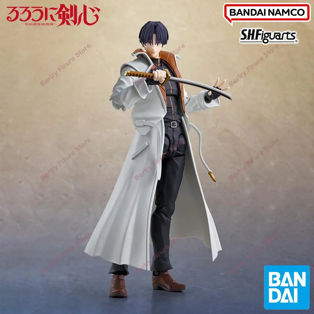 Bandai S.H.Figuarts Rurouni Kenshin Aoshi Shinomori 165mm PVC Model