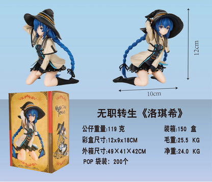 10cm Anime Jobless Reincarnation Roxy Migurdia Action Figure Desktop Decorations Kawaii Girl Figure Noodle Stopper Pvc Model Toy