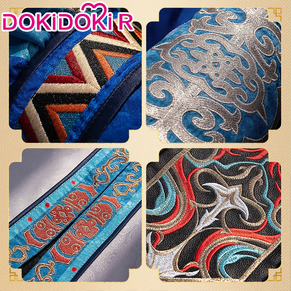 Heavy Frost Heroine Cosplay Costume Game Love and Deepspace DokiDoki-R Women Halloween Dress Heroine MC Blue Suit Sylus