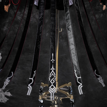 iCoser Arknights Exusiai The New Covenant Cosplay Costume Wig Uniform Luminous Headwear Halloween Party for Women Girls Carnival