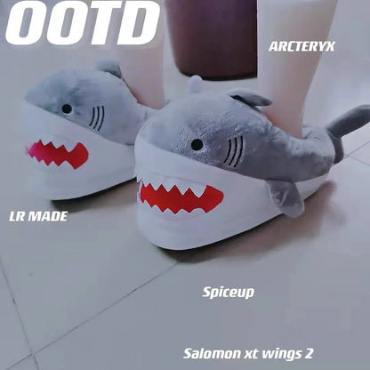 New Disney Toy Story Autumn/Winter Jaws Cartoon Couple Parent Child Cotton Shoes Thickened Warm Anti Slip Cotton Trailer