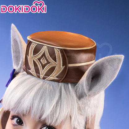 IN STOCK Gold Ship Cosplay Costume Game【XS-3XL】DokiDoki-R Women Cute Red Uniform Gold Ship Cosplay Ears Tail Plus Size