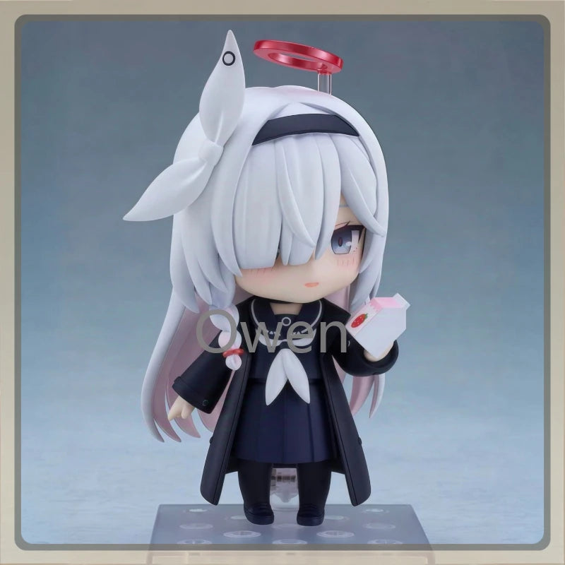 Anime A.R.O.N.A Prana Figurine Blue Archive 10cm Cute Girl Figures Multiple Accessories PVC Model Collection Toys Birthday Gifts