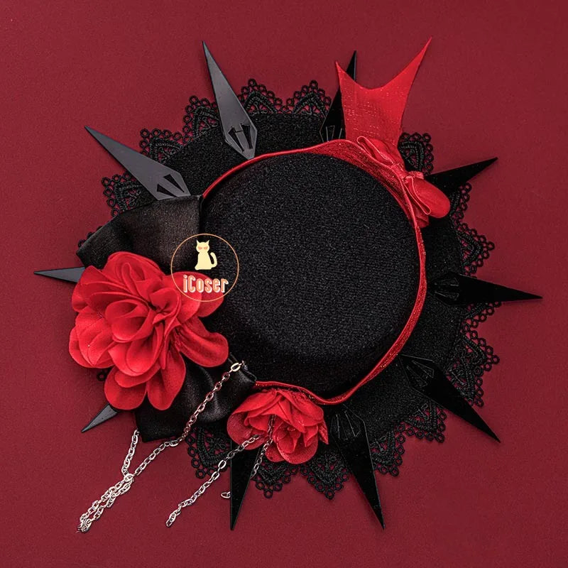 Path To Nowhere Coquelic Cosplay Costume Wig Black Dress Hat Uniform New Skin Carnival Halloween Party for Women Girls iCoser